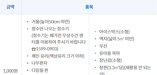 성동구 대형폐기물 인터넷 신고방법