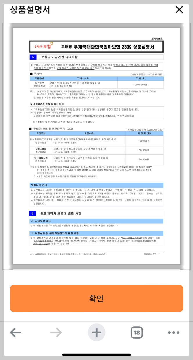 우체국엄마보험