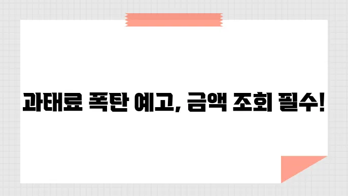 자동차보험 과태료, 과태료 금액과 조회 방법 지금 확인하세요