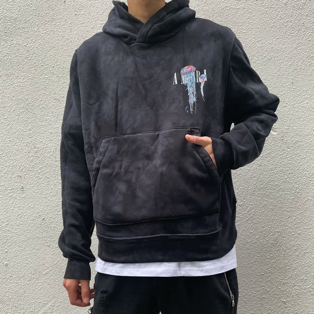  [AMIRI] 아미리 젤리피쉬 타이다이 스웨트 셔츠 후드 티셔츠