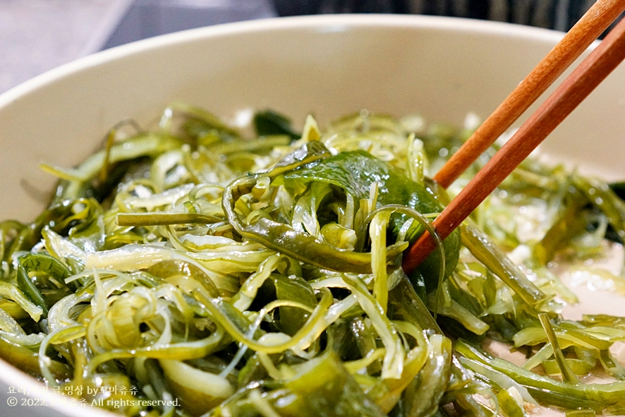 미역줄기볶음 만드는 법 비린내 없음 내가 좋아하는 미역줄거리 일주일간 볶음 반찬 7