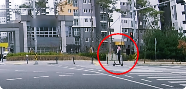 아이 목말 태운 채 킥보드 '쌩쌩' 영상 논란