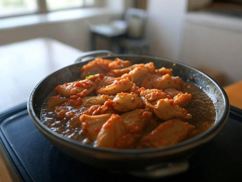 김치찌개 맛을 살리는 조리 과정