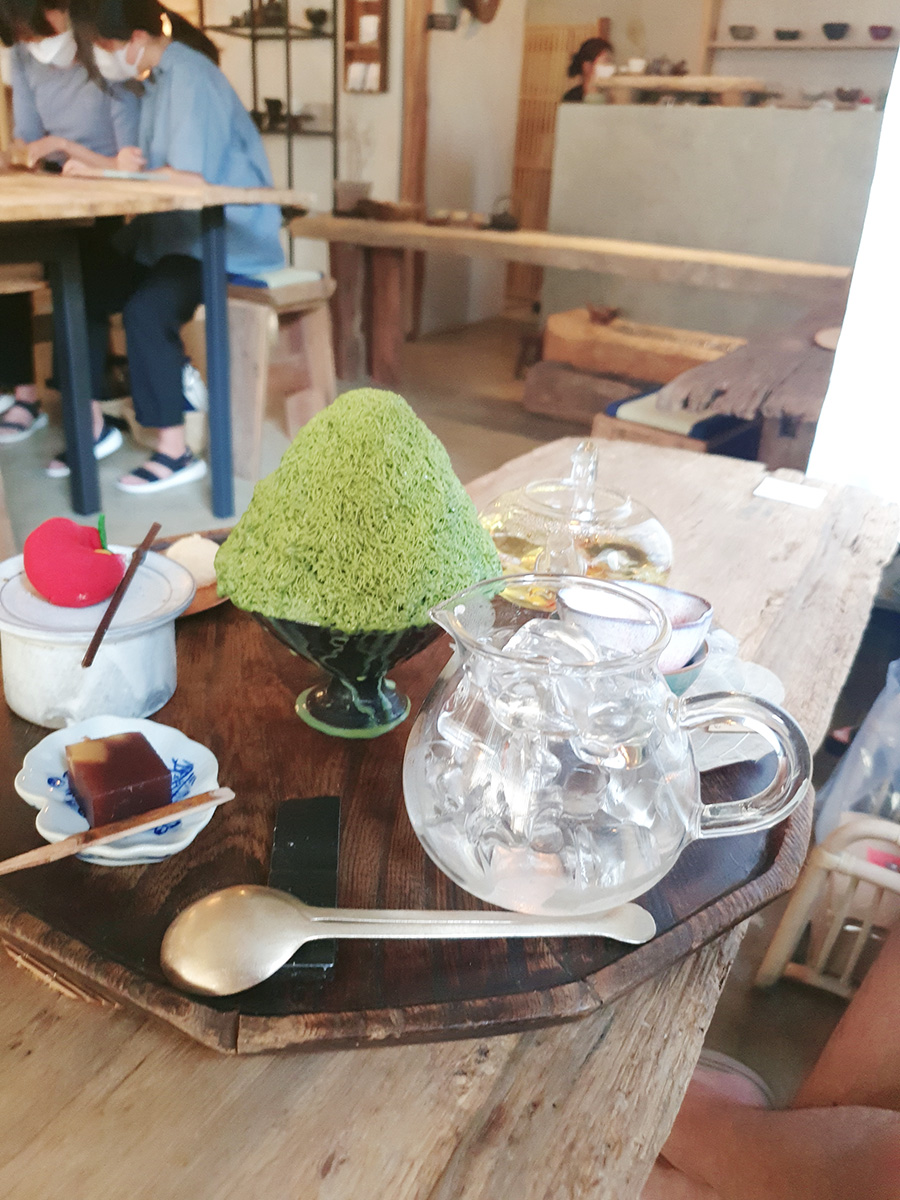 말차세트와 노마드세트