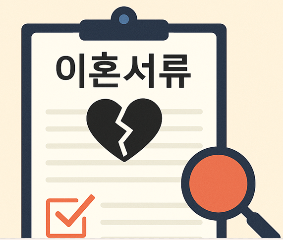 협의이혼 준비서류