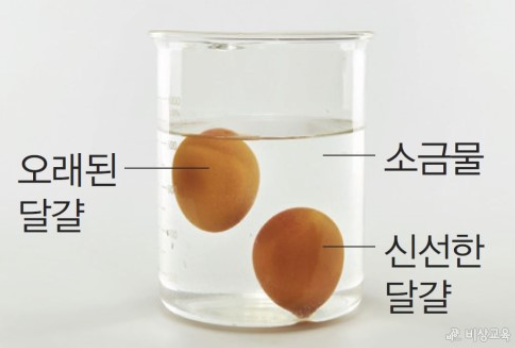 밀도차에 의한 혼합물 분리