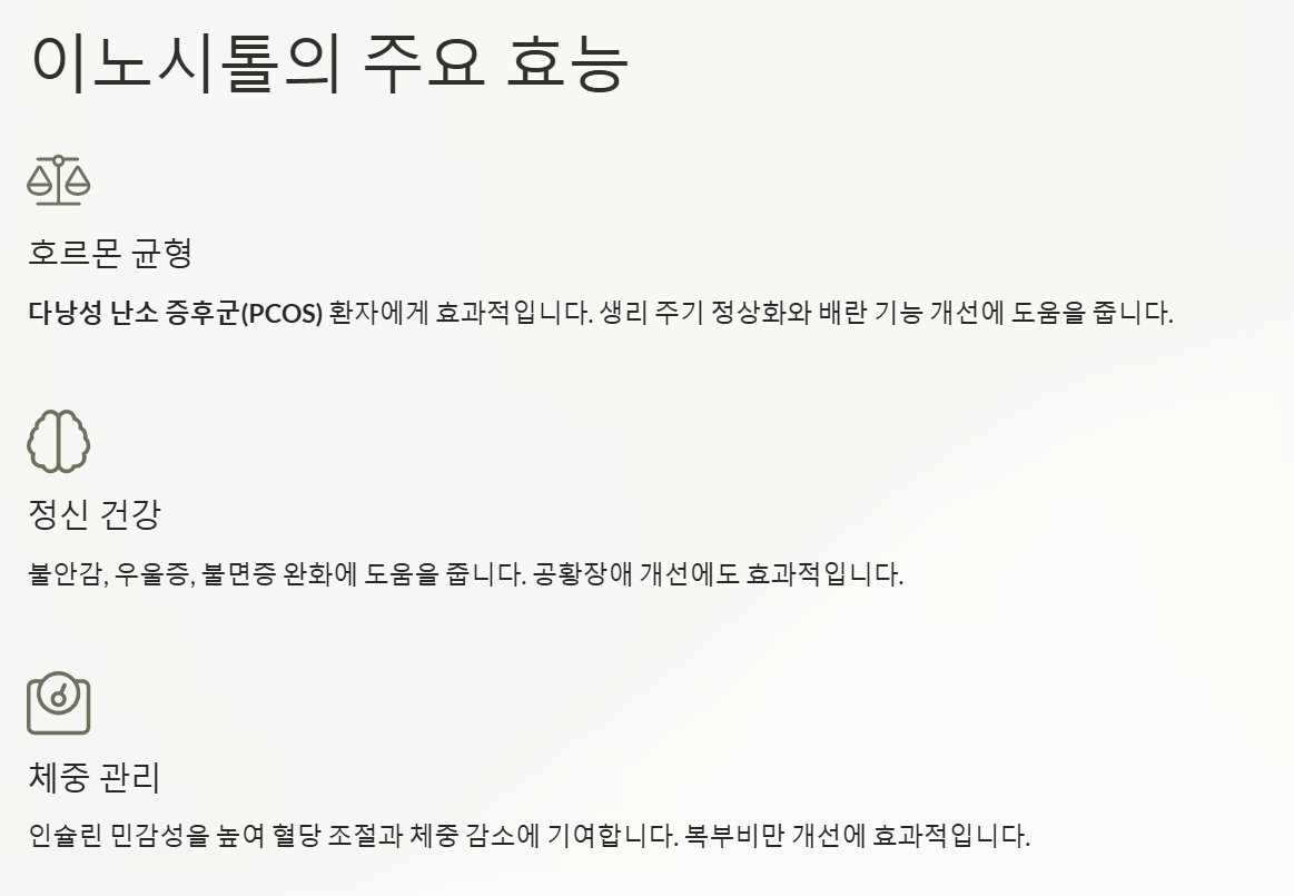이노시톨 4000 효능