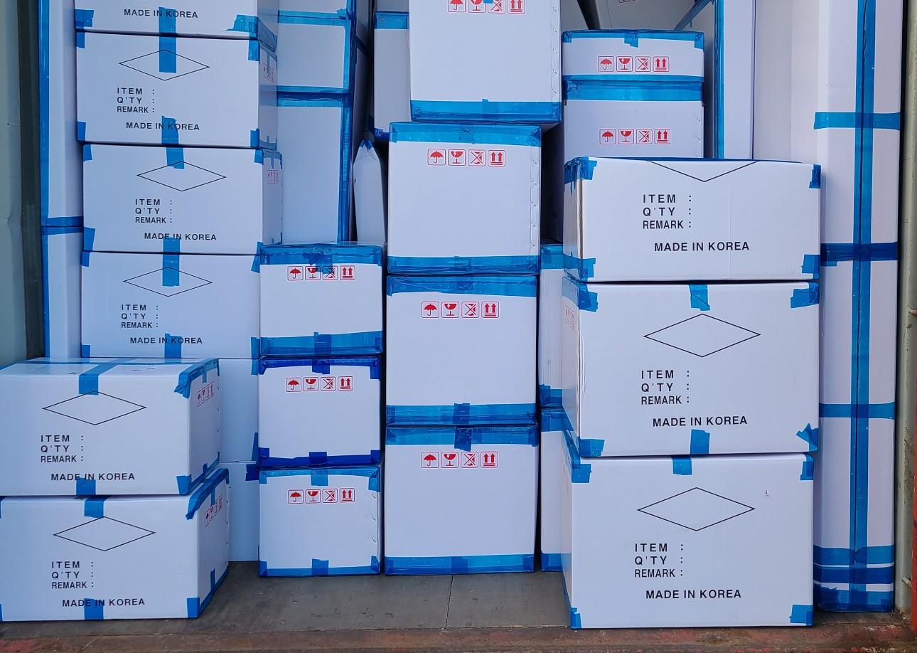  싱가포르 주재원 컨테이너 해외이사 출항