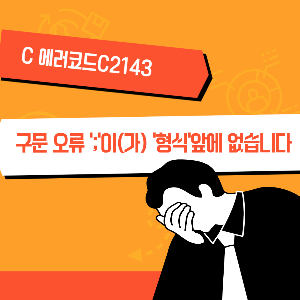 C 에러코드 C2143