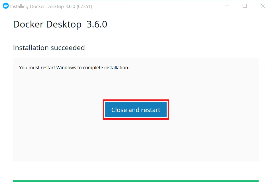 도커 설치 과정