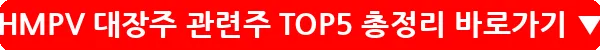 HMPV 대장주 관련주 TOP5 총정리_9