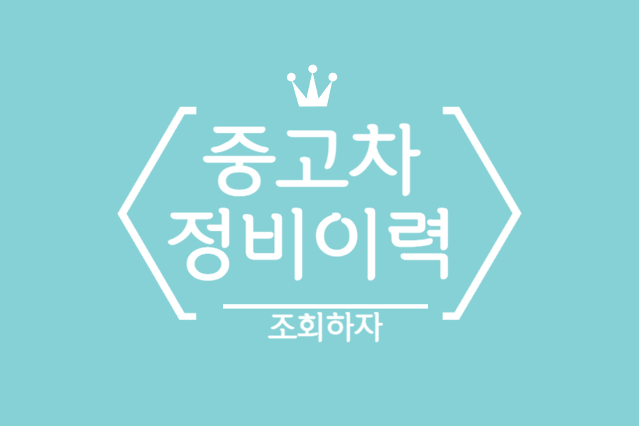  중고차 정비 이력 조회하기