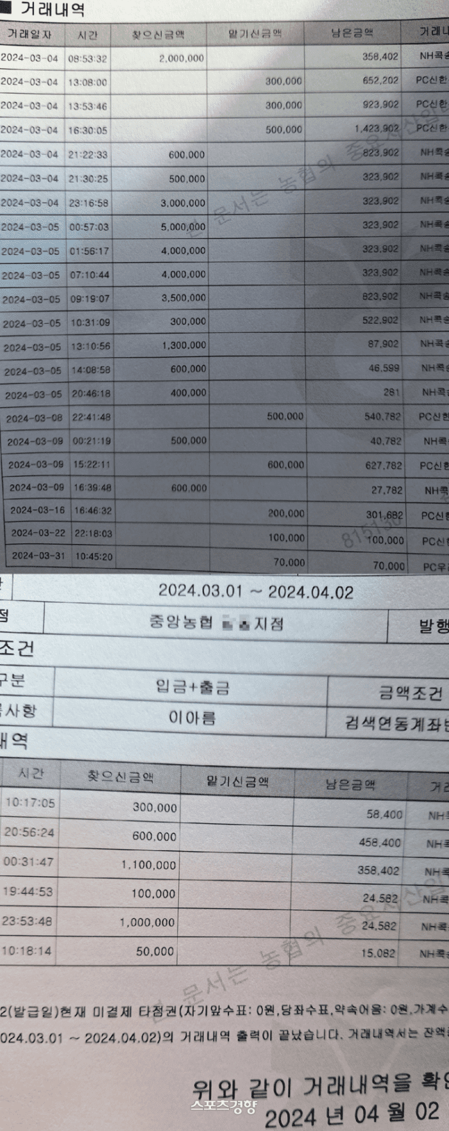 스포츠경향뉴스 이아름 기사