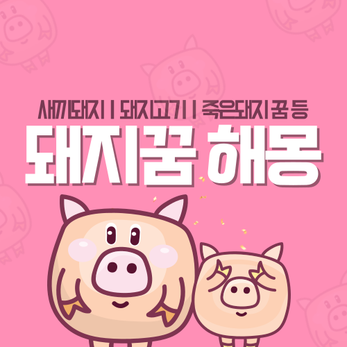 돼지의꿈 이미지