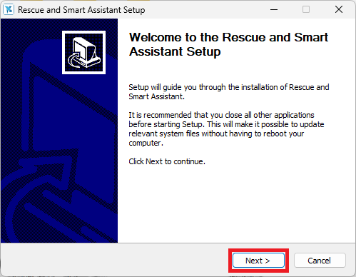 Recuse and Smart Assistant 설치 프로그램