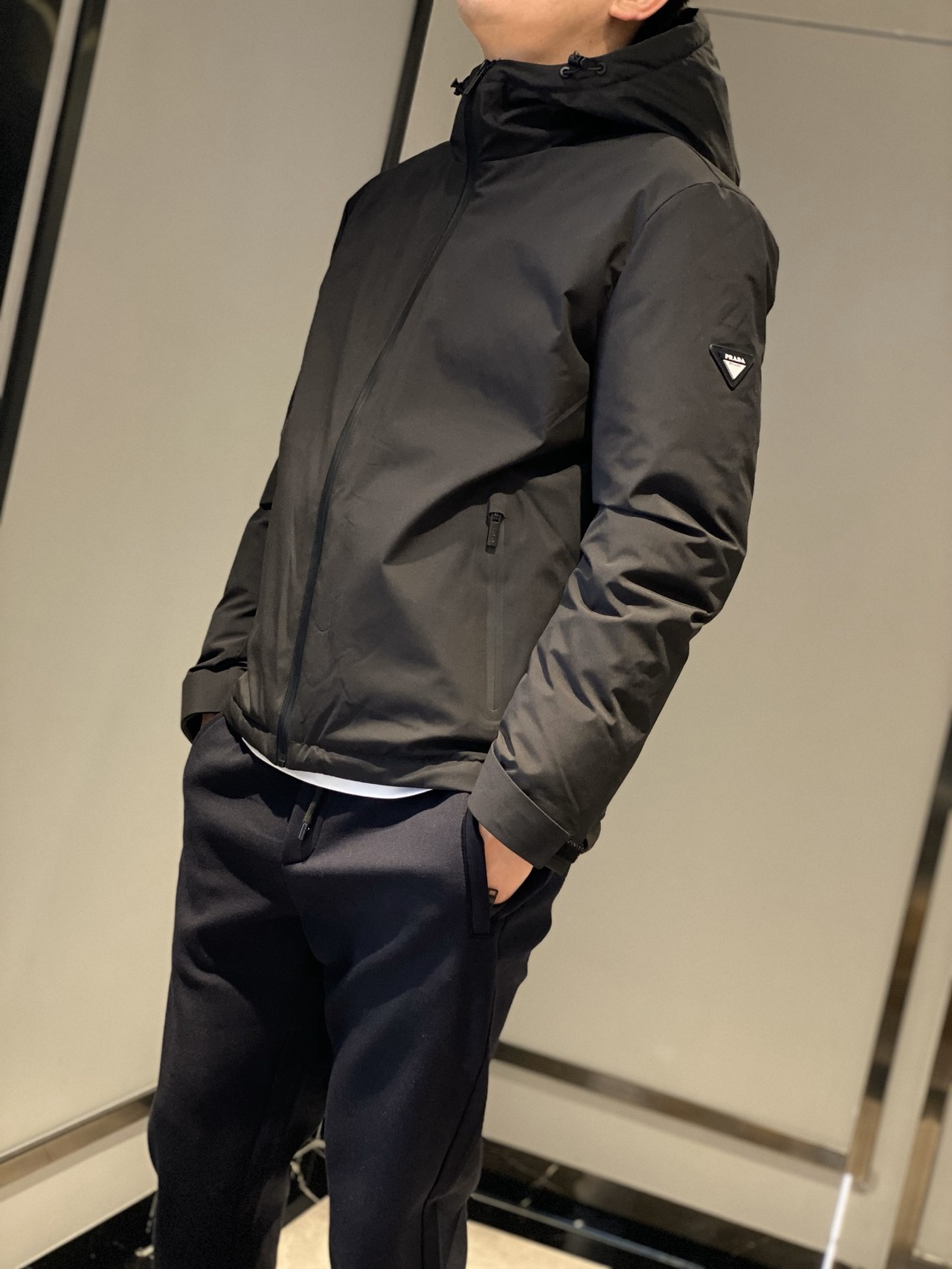  [PRADA] 프라다 리나일론 익스트림 다운 패딩 자켓