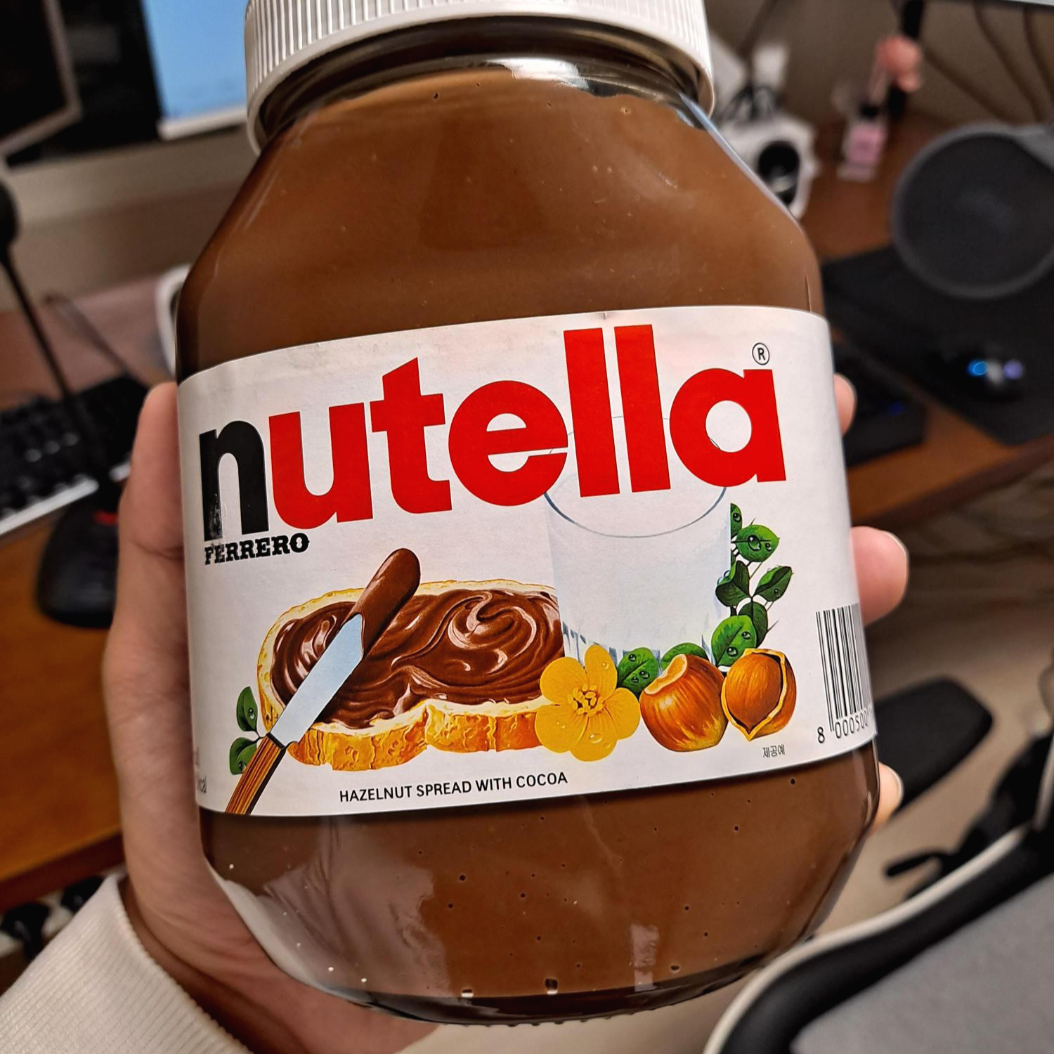  간단한 아침식사 메뉴? 토스트에 누텔라 잼이 진리지!!