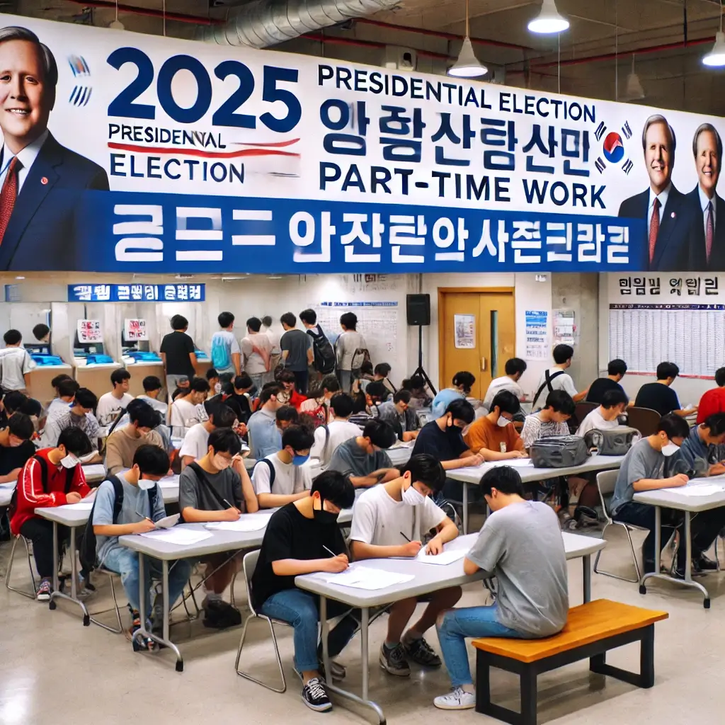 2025 대통령선거 알바 신청 방법! 최대 하루 13만원!?