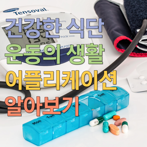  건강한 식단과 운동의 생활 어플리케이션 알아보기