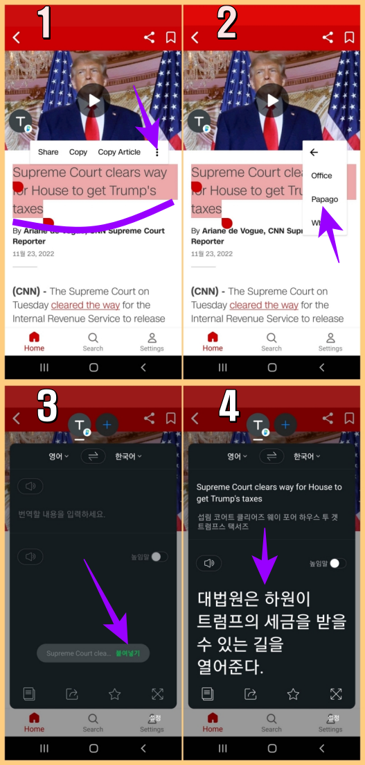 Papago Mini 활용 방법 및 순서