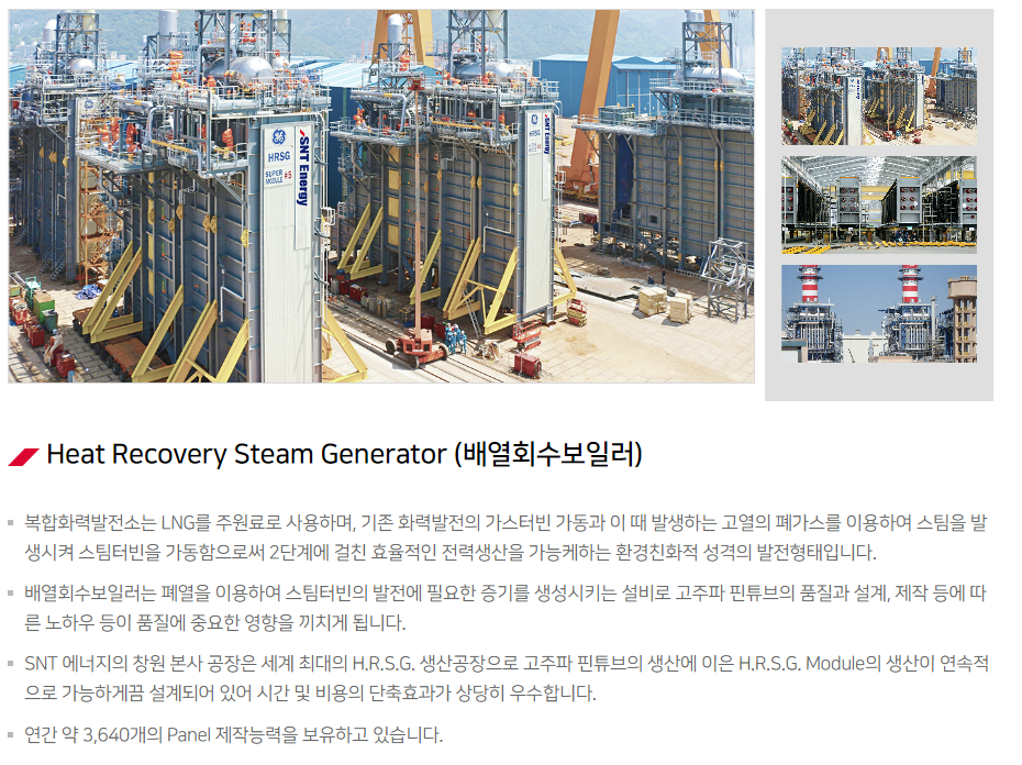 Heat Recovery Steam Generator (배열회수보일러)
