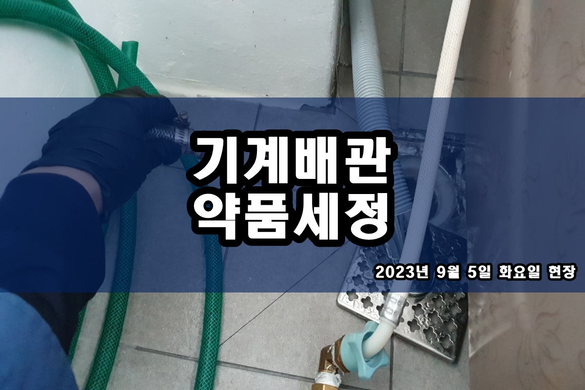  냉동기세관 케미칼크리닝 냉각탑청소
