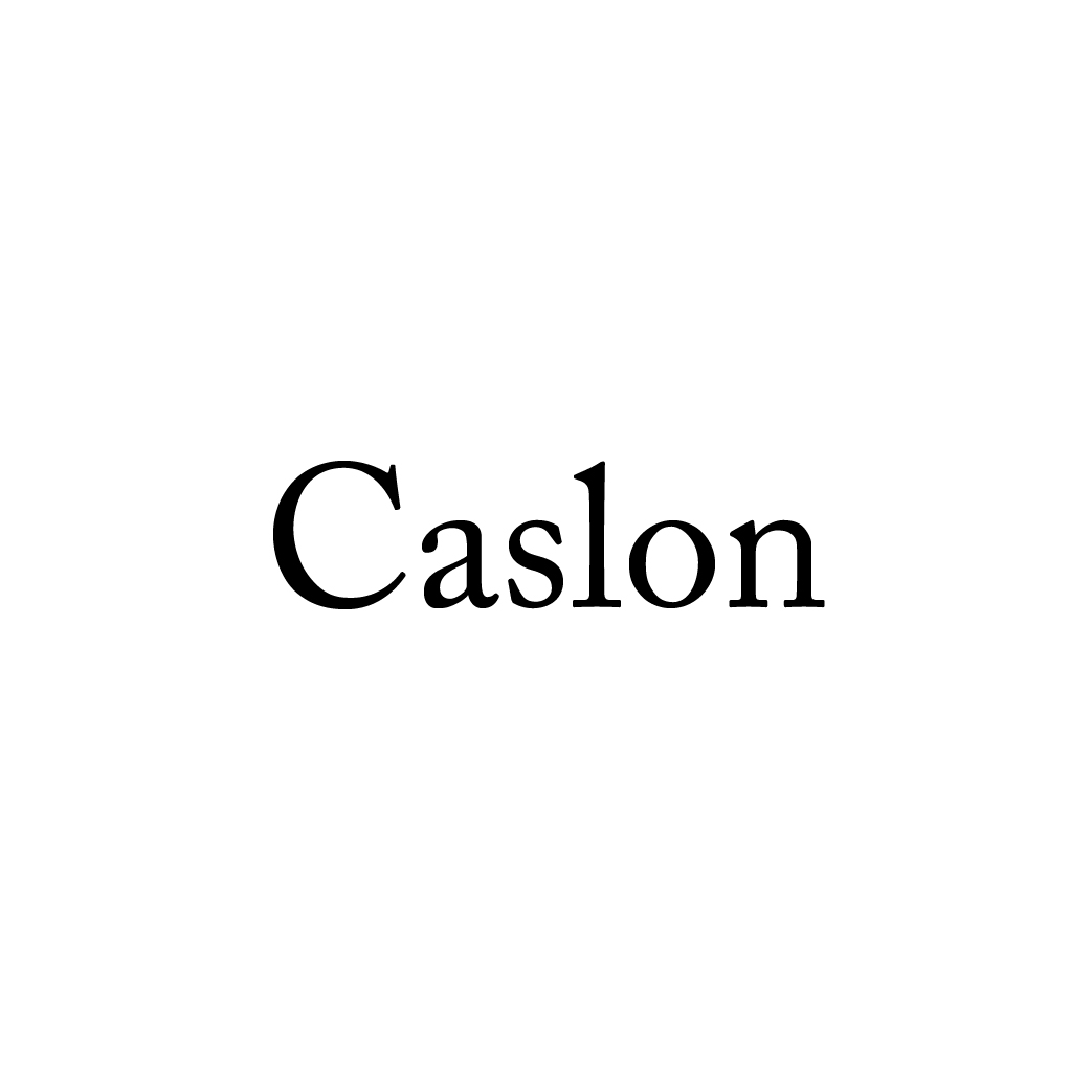 Caslon Font
