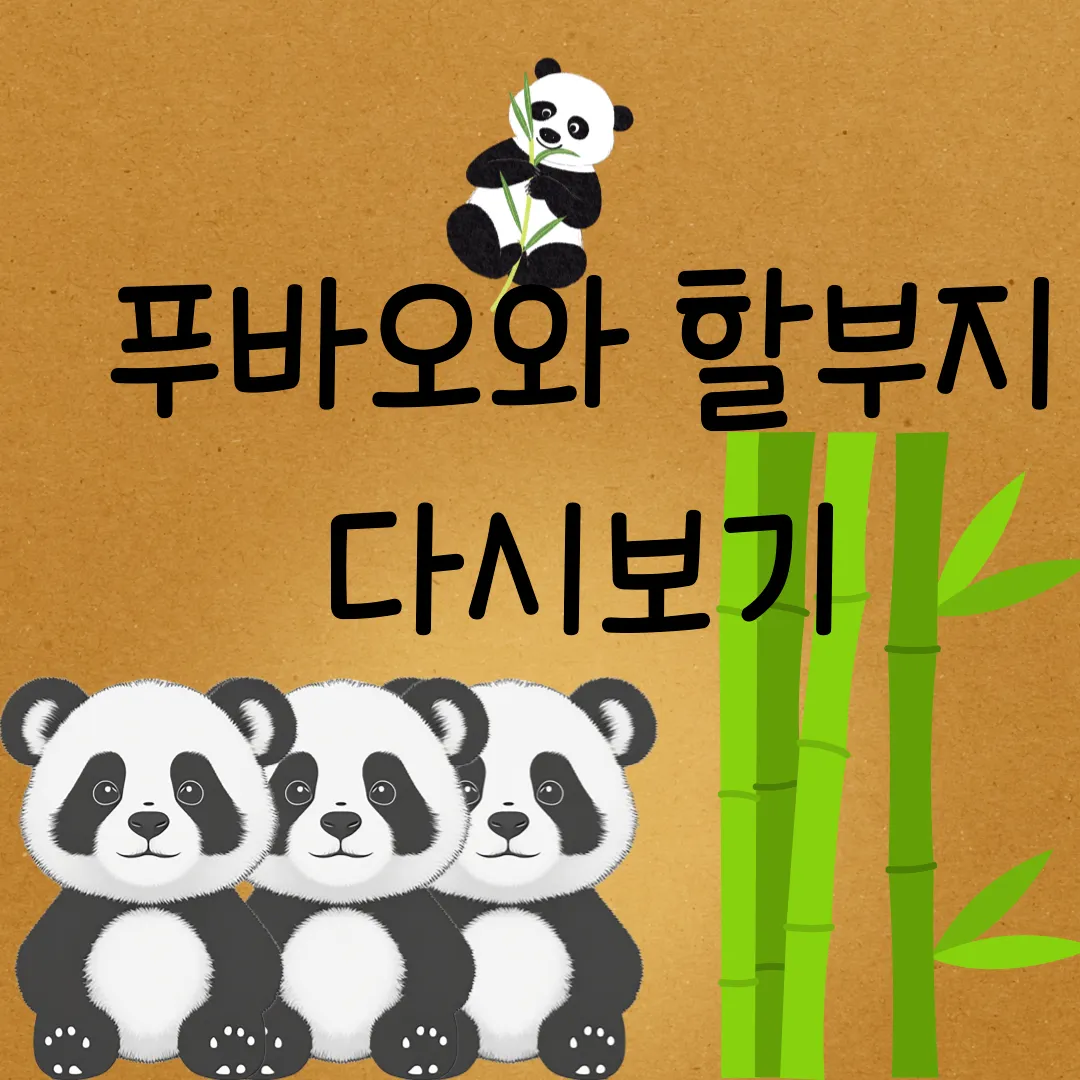 푸바오와 할부지 : 다시보기(재방송)(보러가기)