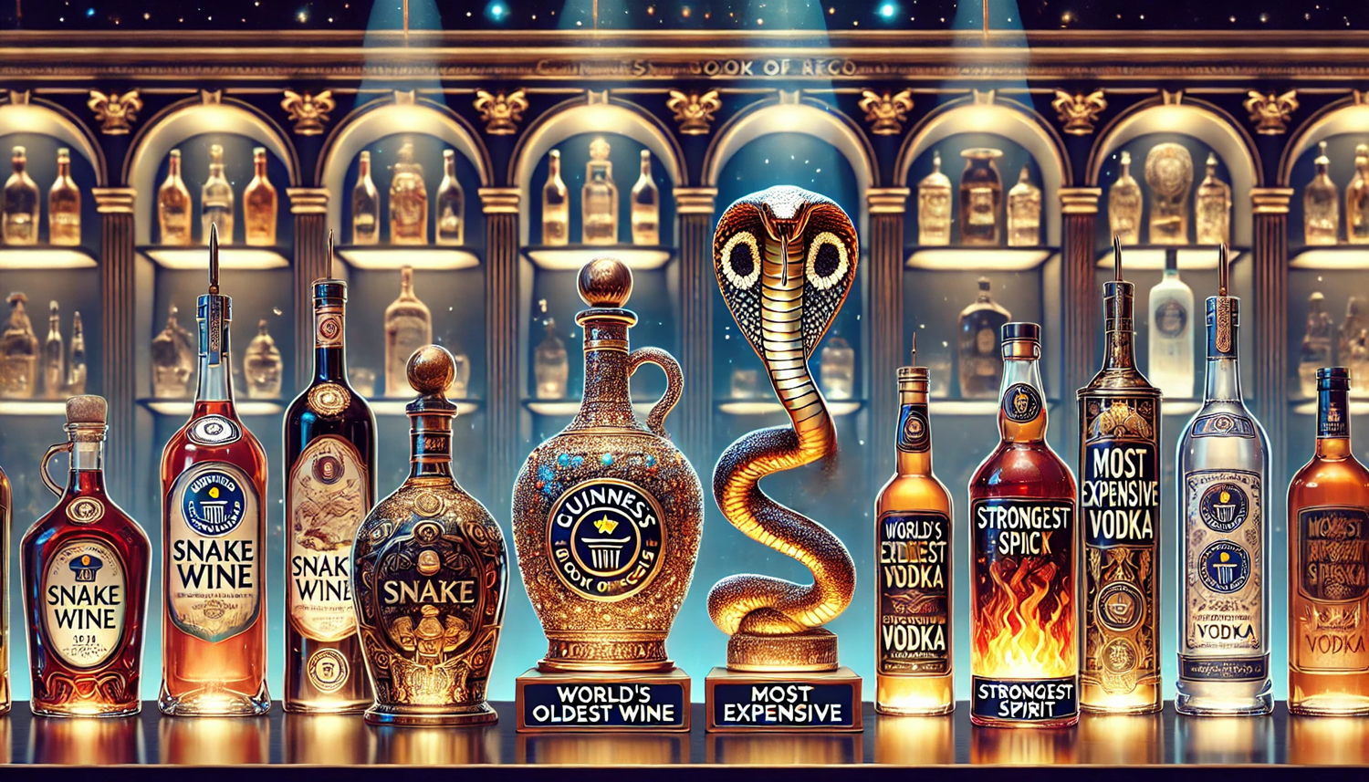 기네스북에 오른 세계에서 가장 독특한 술들