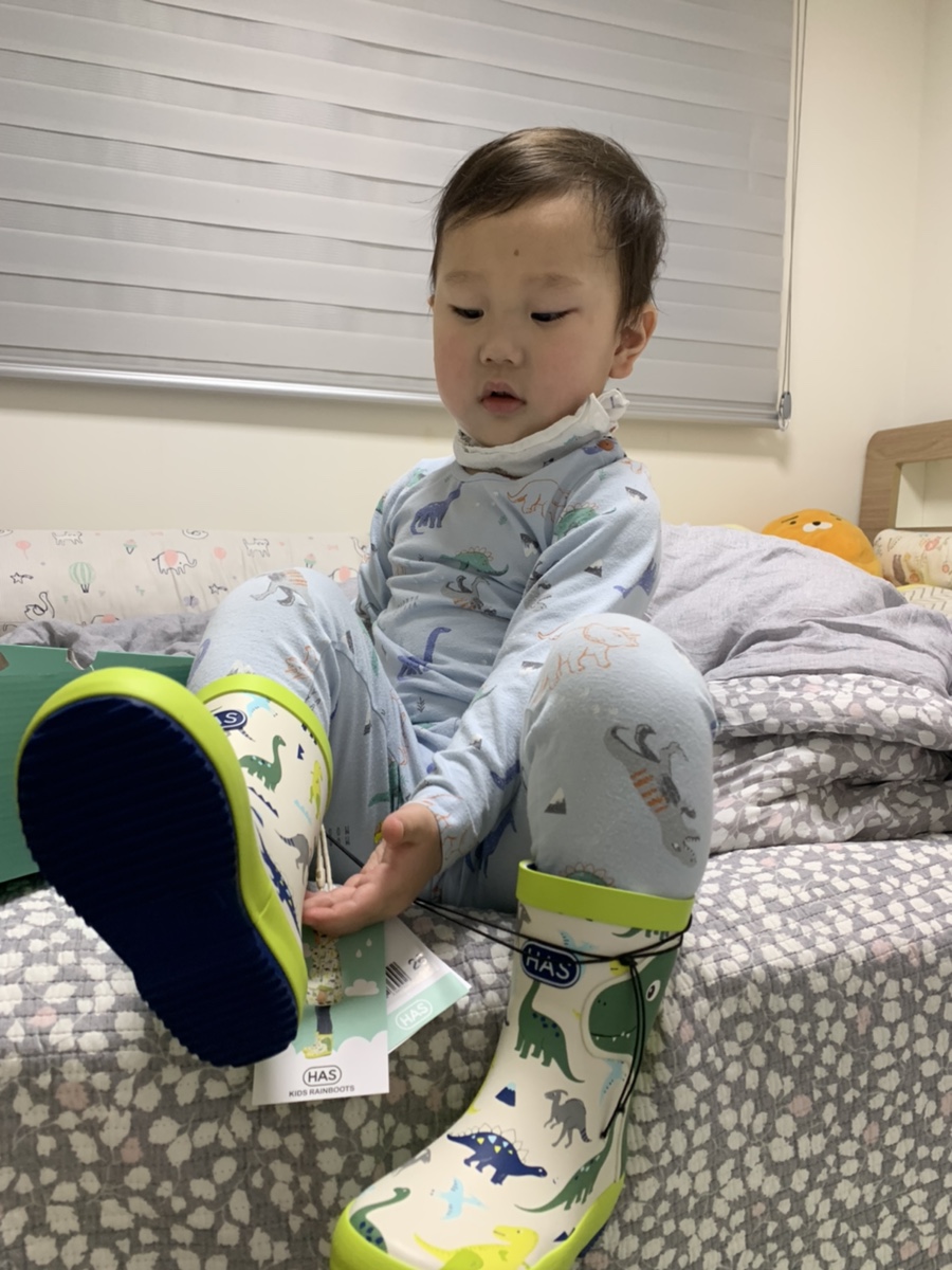 레인부츠 :: 코스트코 공룡 장화 HAS KIDS RAINBOOTS 헤즈 키즈 16