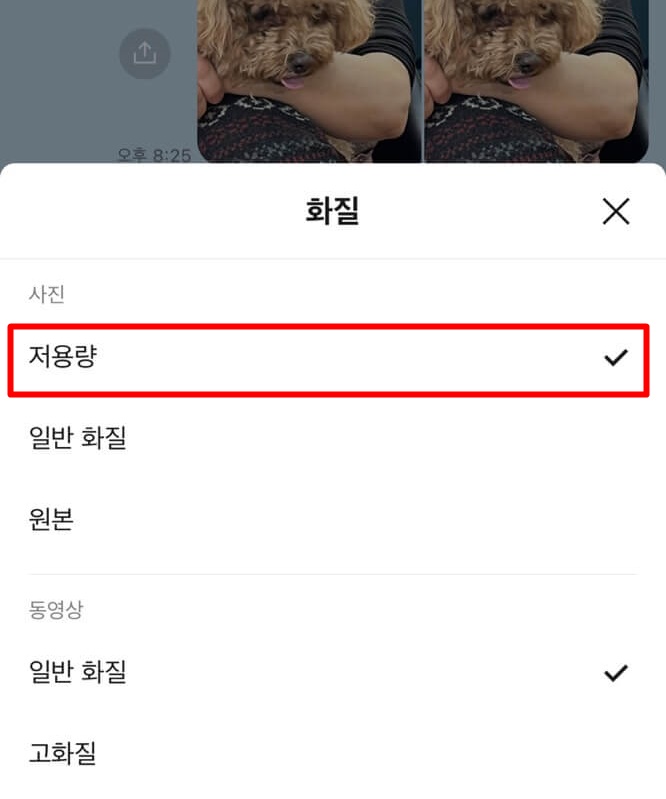화질 저용량