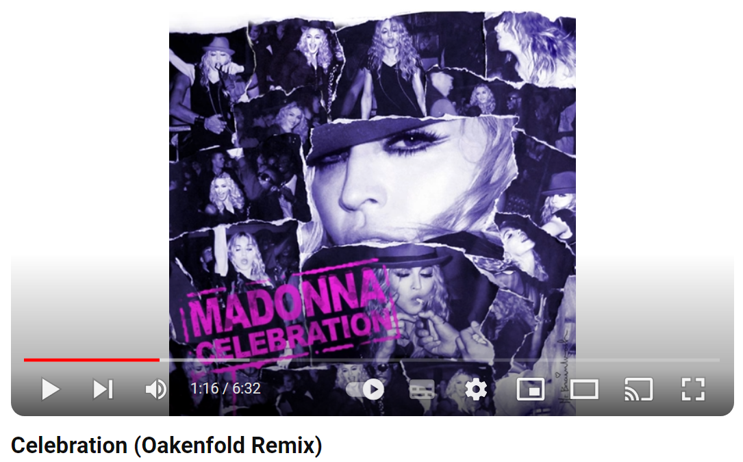 Madonna-Celebration