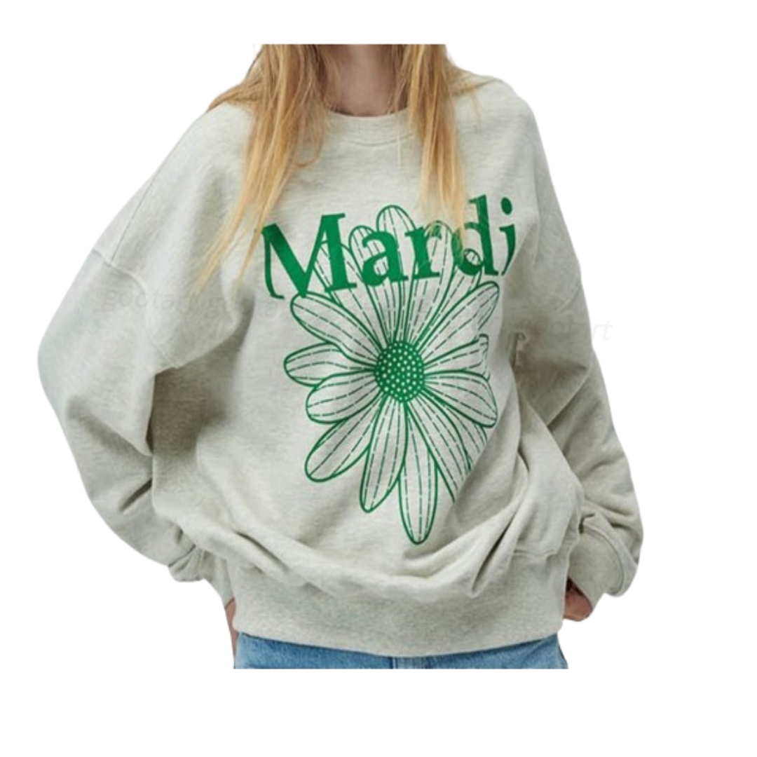 마르디 메크르디 SWEATSHIRT FLOWERMARDI