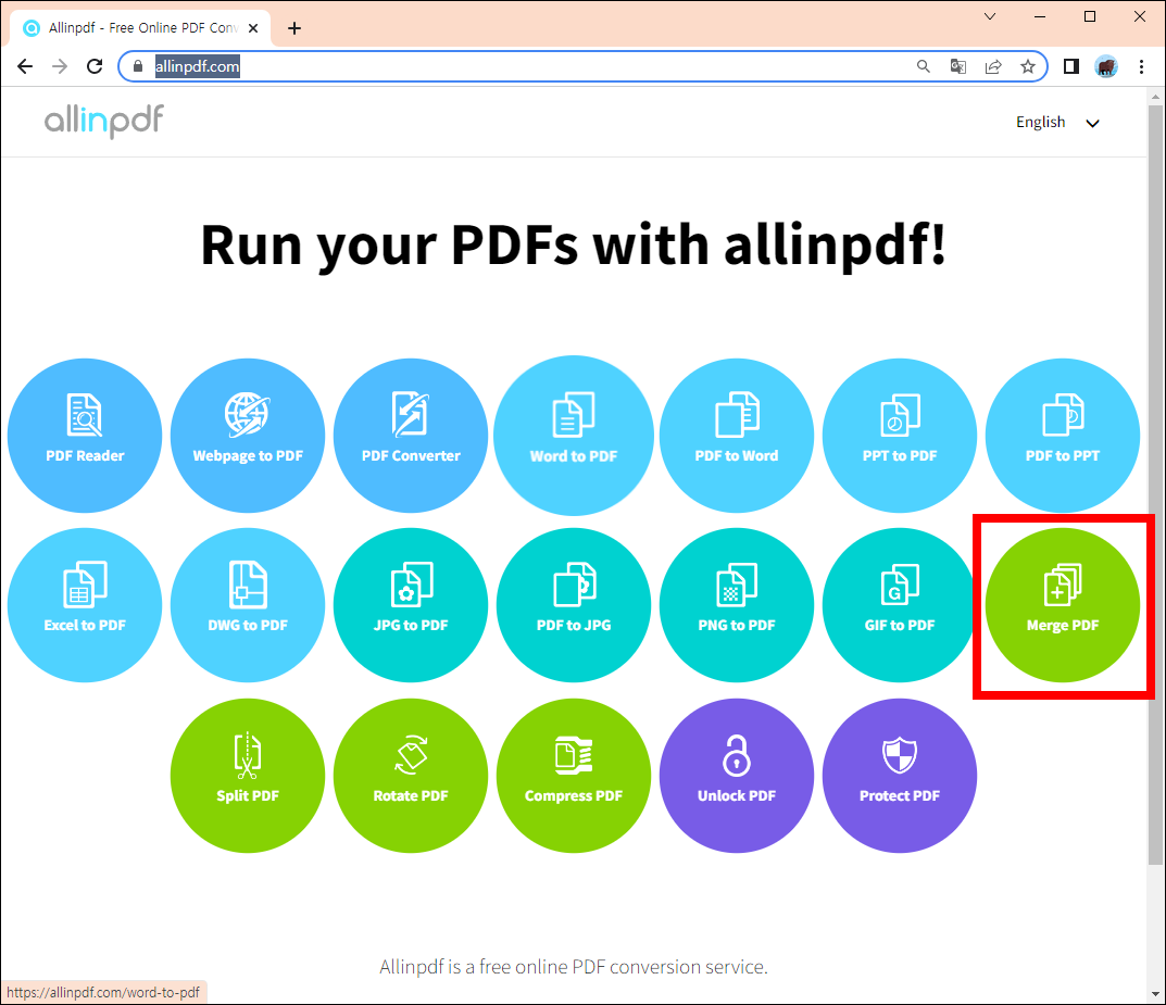 merge pdf