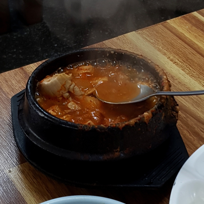 사상/모덕 삼락식당 식사 후 된장찌개