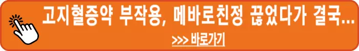 고지혈증약-부작용-메바로친정40mg-조코정