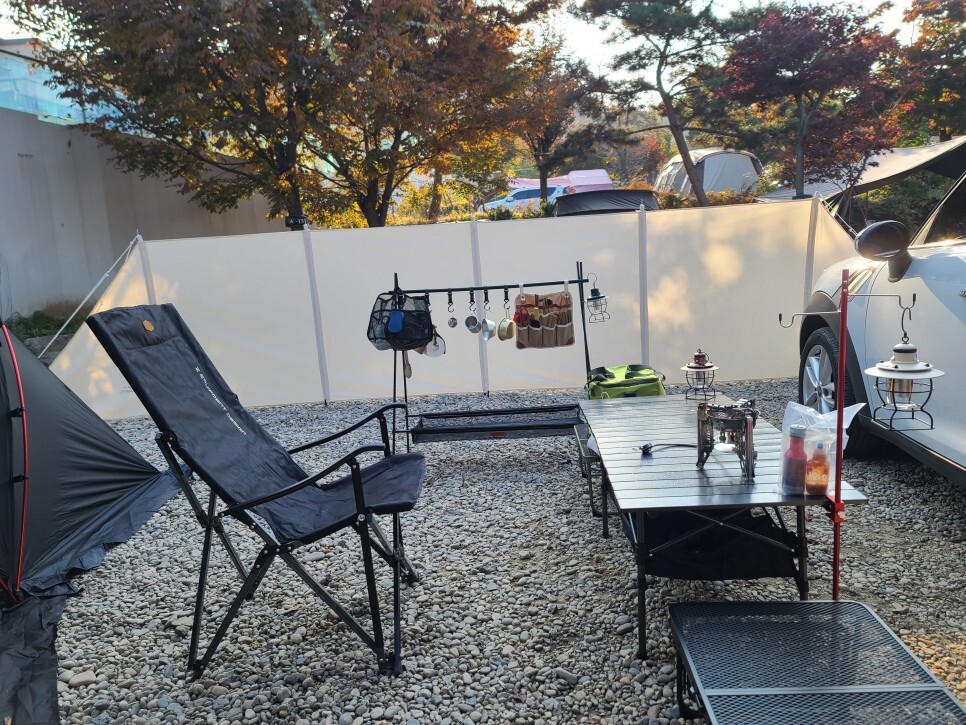  동계 캠핑의 시작 김포한강오토캠핑장 반사식 난로 개시