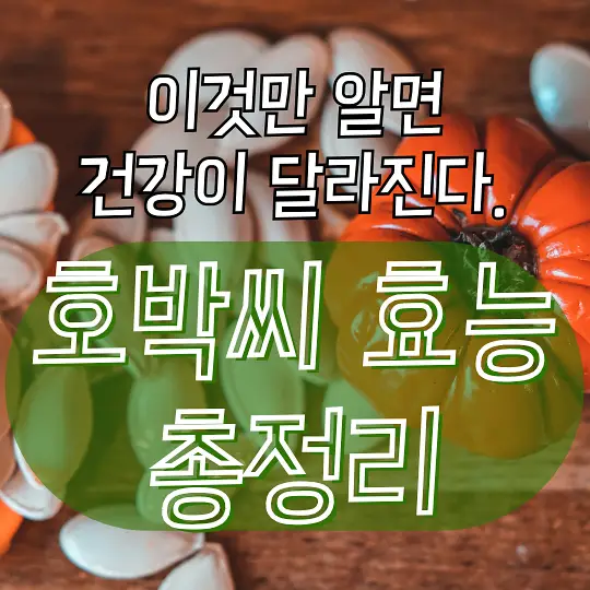 호박씨 효능
