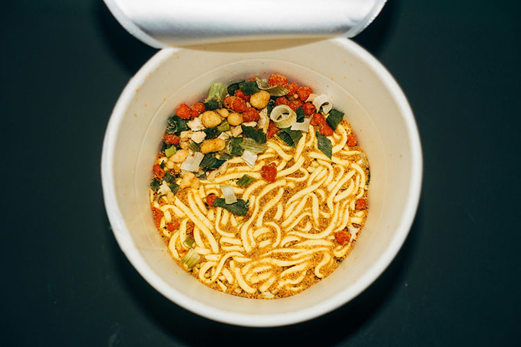 즉석라면용기