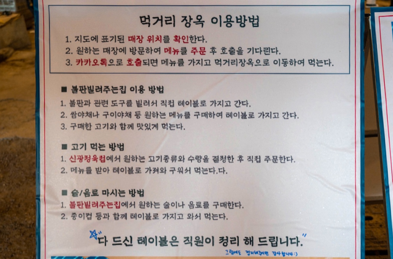 예산시장 이용방법
