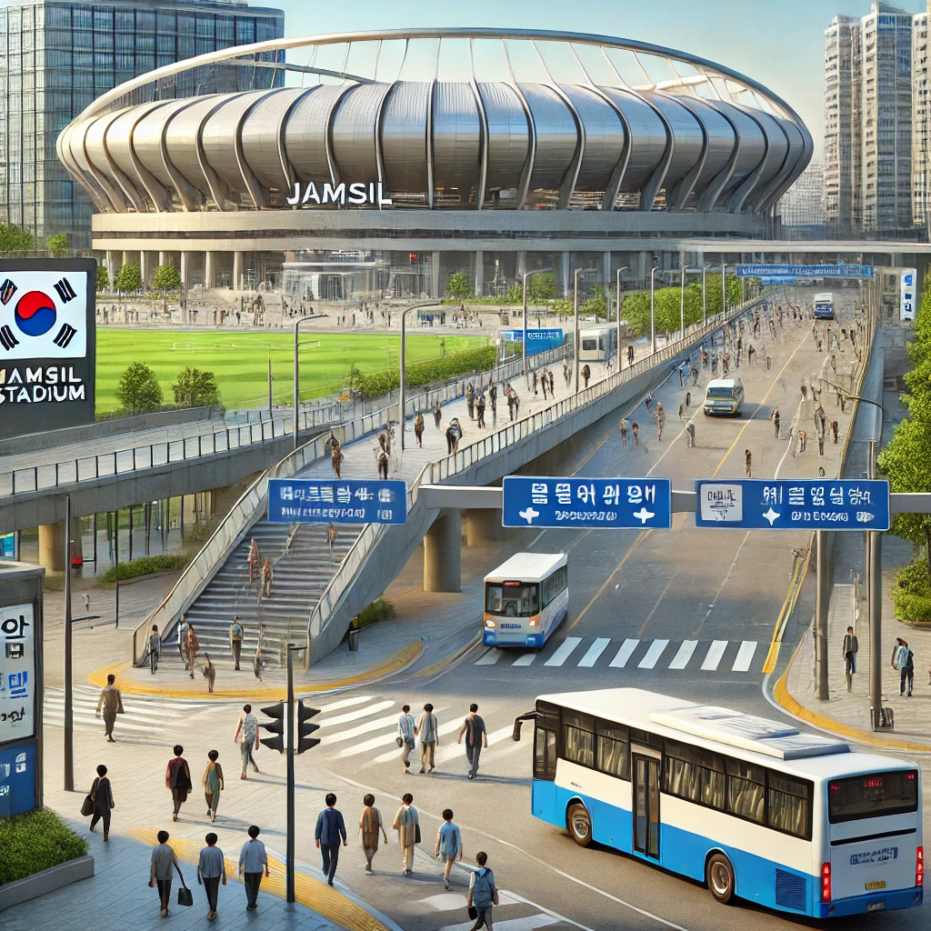 잠실운동장 인근 교통 및 숙박 환경