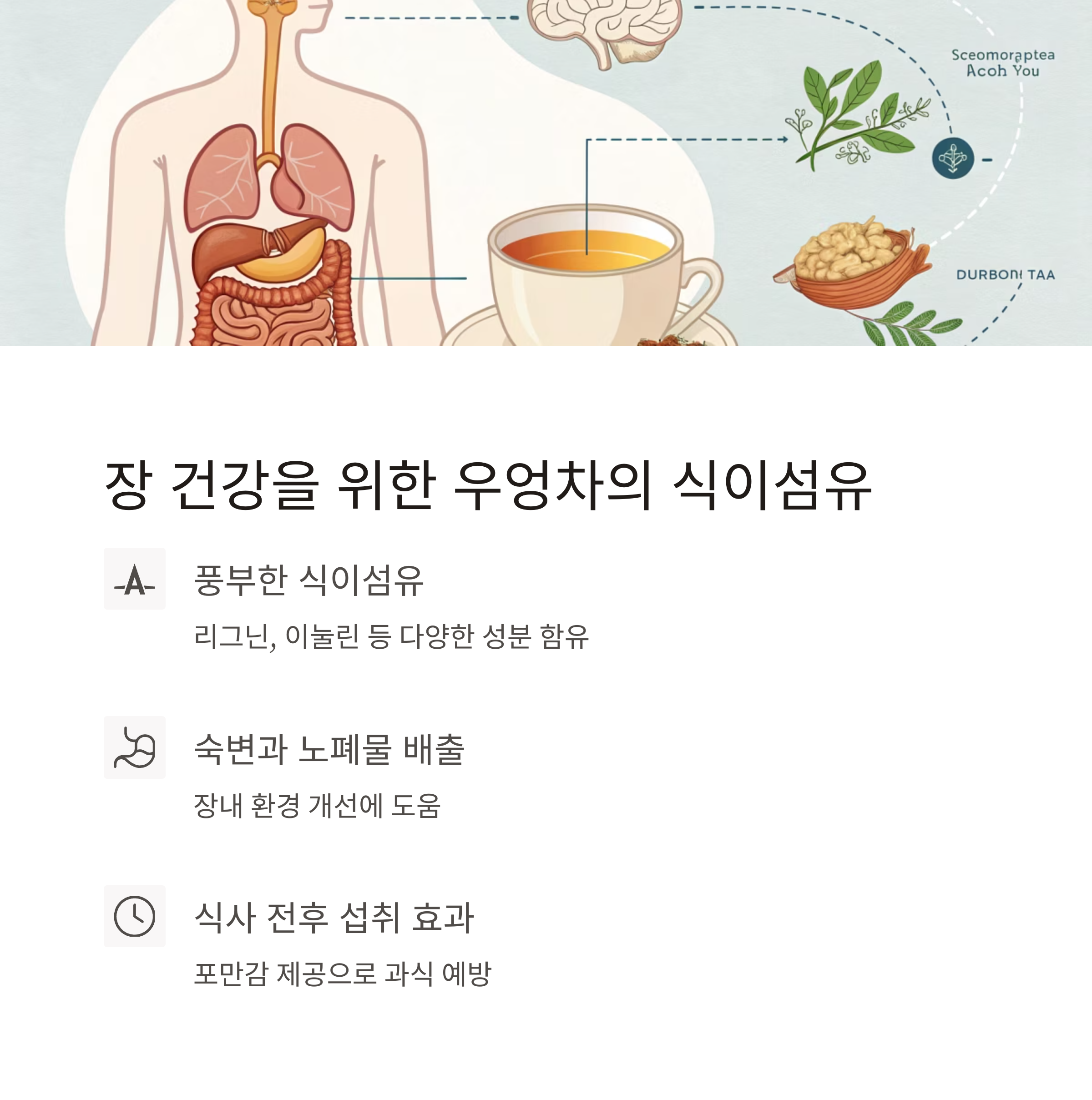 우엉차