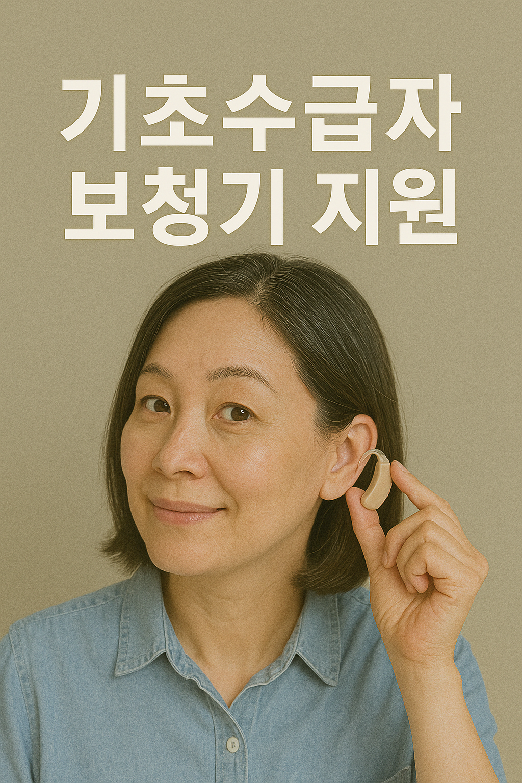 기초수급자 보청기 지원
