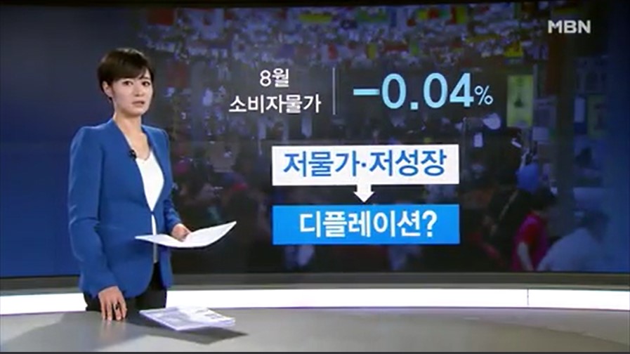  디플레이션 마이너스 물가