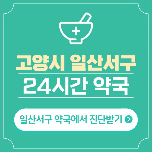  고양시 일산서구 24시간 약국 찾기 | 휴일 야간 심야 일요일 당번약국