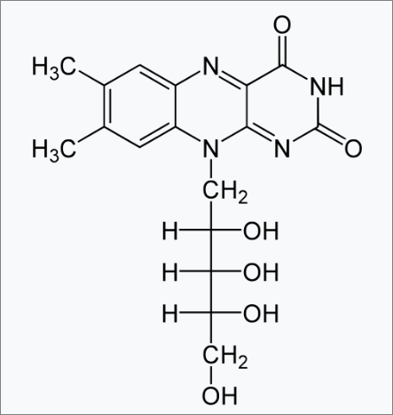 리보플라빈 분자구조