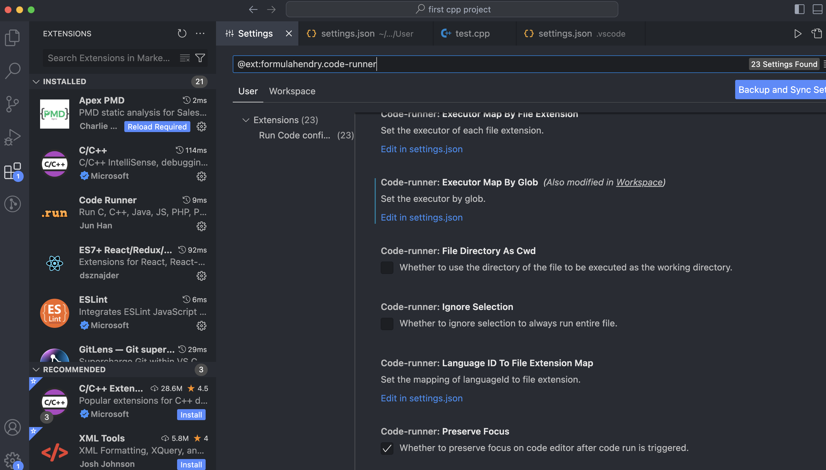 Mac C++ 개발 환경 세팅 (Visual Studio Code)