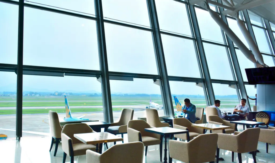 하노이공항 라운지 사진입니다
