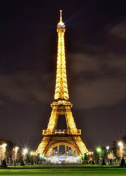 프랑스 에펠탑 야경 전경