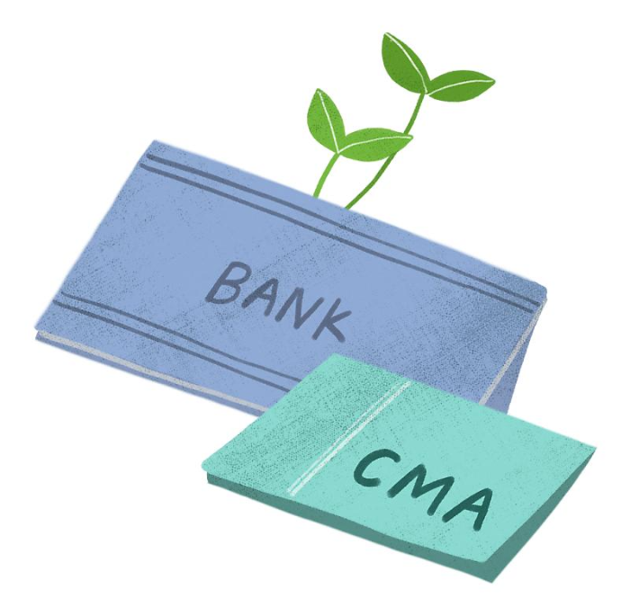 파란색-은행통장-녹색-CMA통장